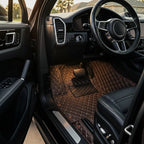 Maßgeschneiderte Luxus Autofußmatten Diamond Edition - Schoko Braun