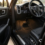 Maßgeschneiderte Luxus Autofußmatten Diamond Edition - Schwarz
