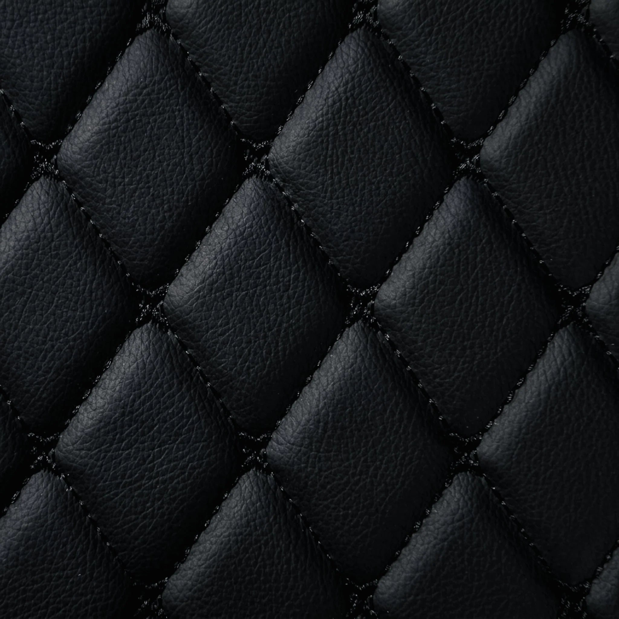Maßgeschneiderte Luxus Autofußmatten Diamond Edition - Schwarz