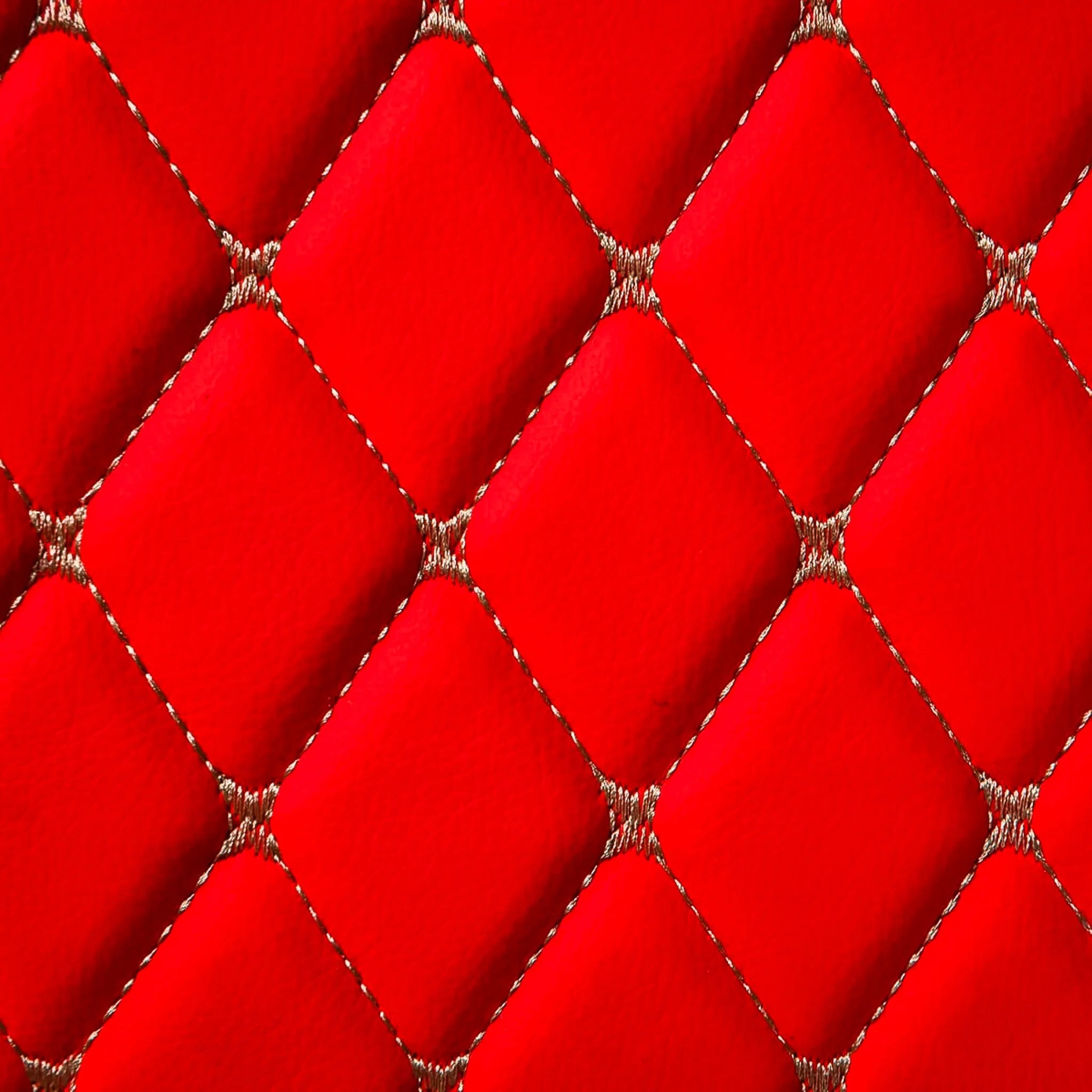 Maßgeschneiderte Luxus Autofußmatten Diamond Edition - Racing Rot