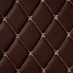 Maßgeschneiderte Luxus Autofußmatten Diamond Edition - Schoko Braun