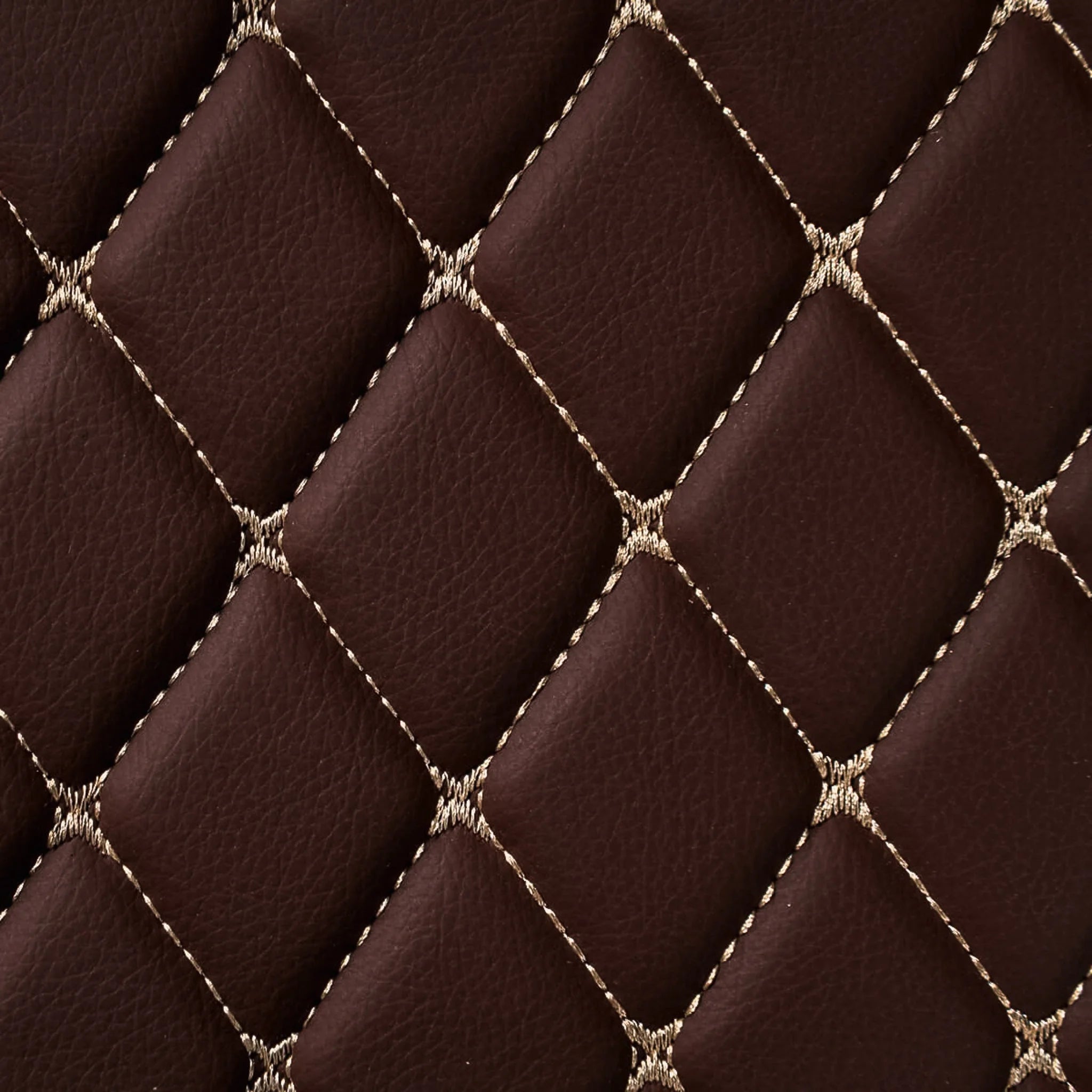 Maßgeschneiderte Luxus Autofußmatten Diamond Edition - Schoko Braun