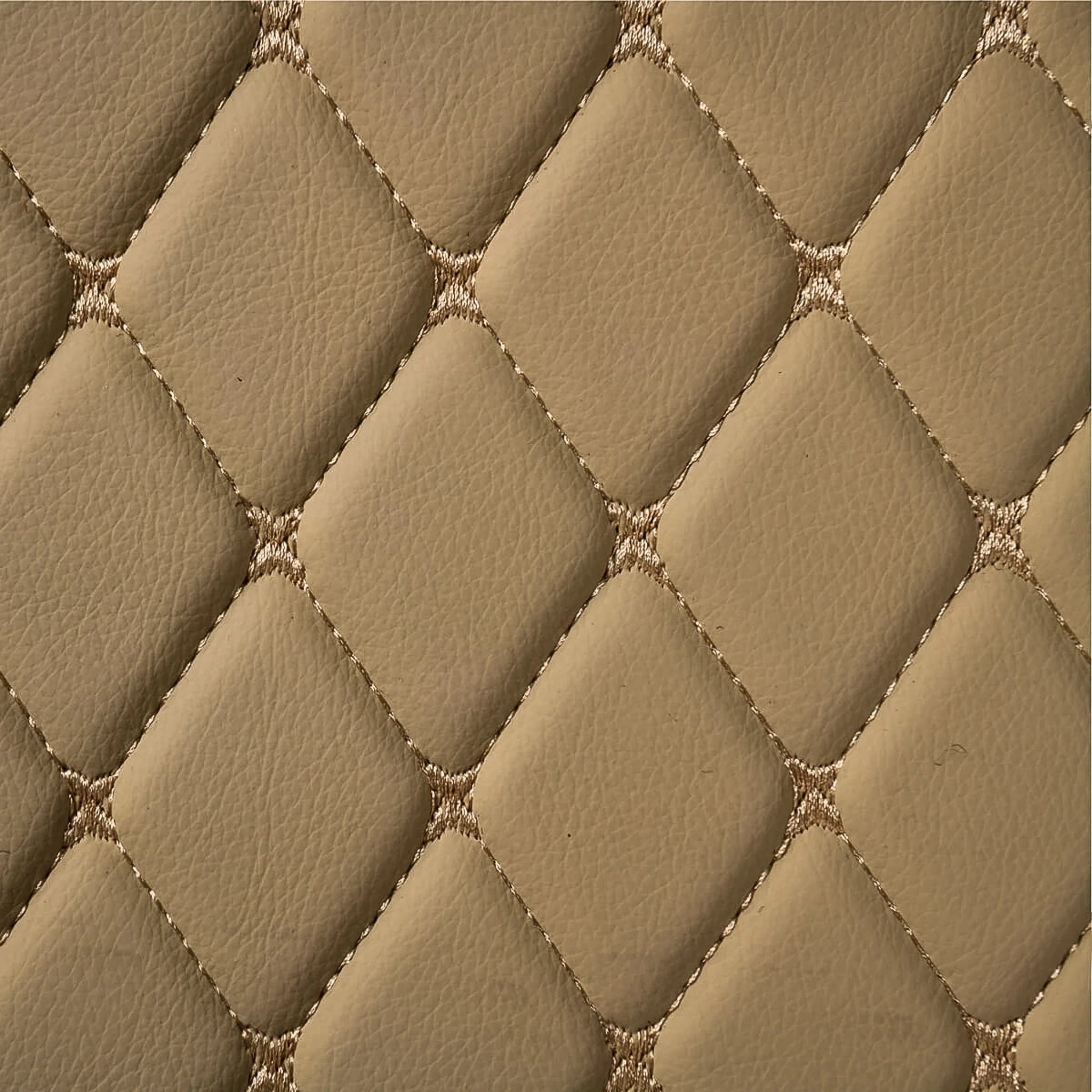 Maßgeschneiderte Luxus Autofußmatten Diamond Edition - Creme Beige