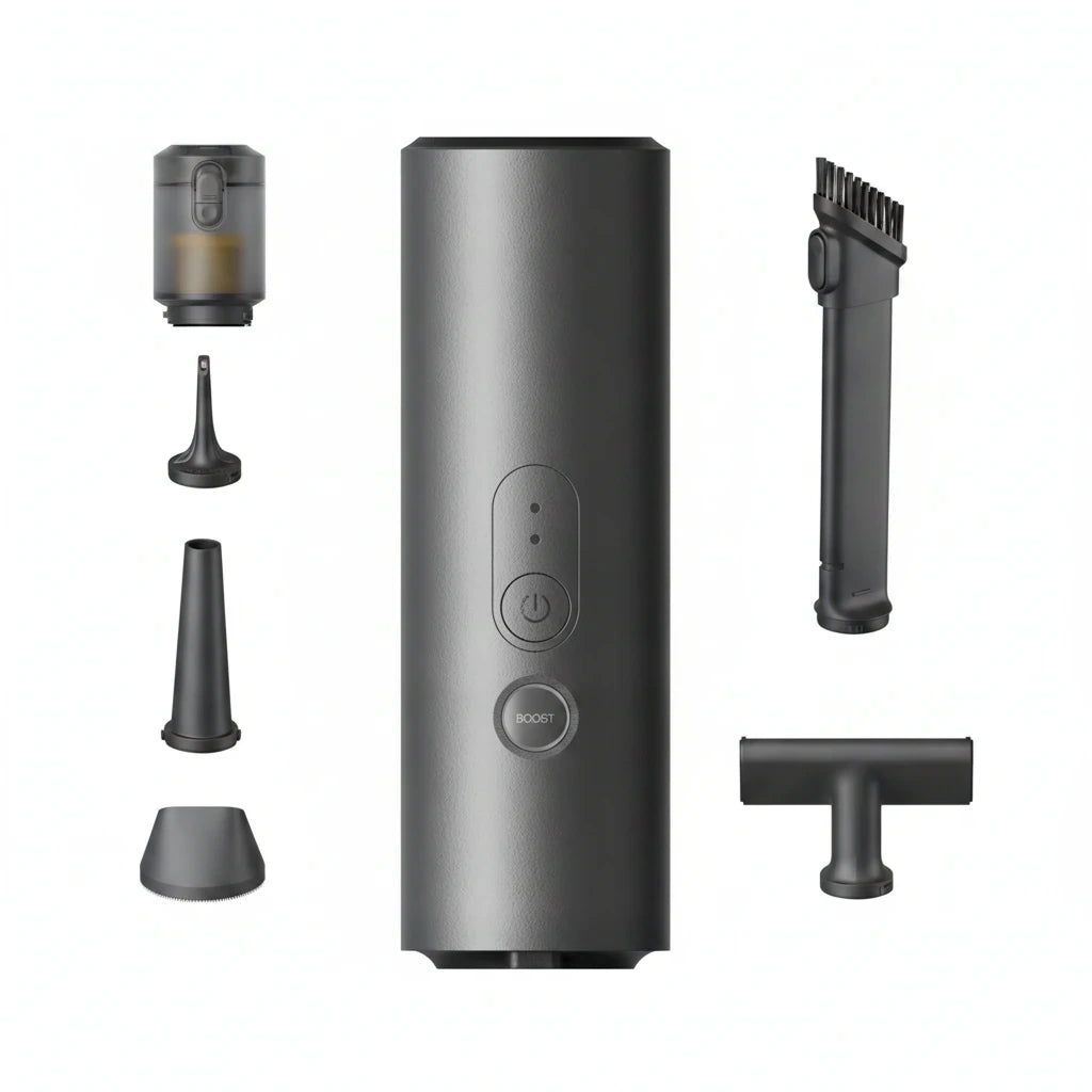 AutoCare Pro – 4-in-1 Akku-Autosauger & Druckluft-Bläser