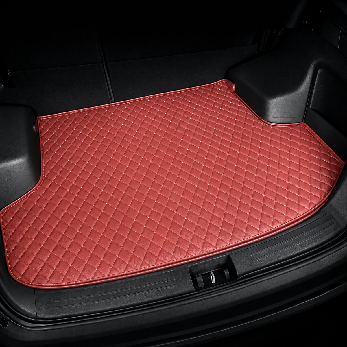PREMIUMMATTEN tailored boot mat in Racing Red